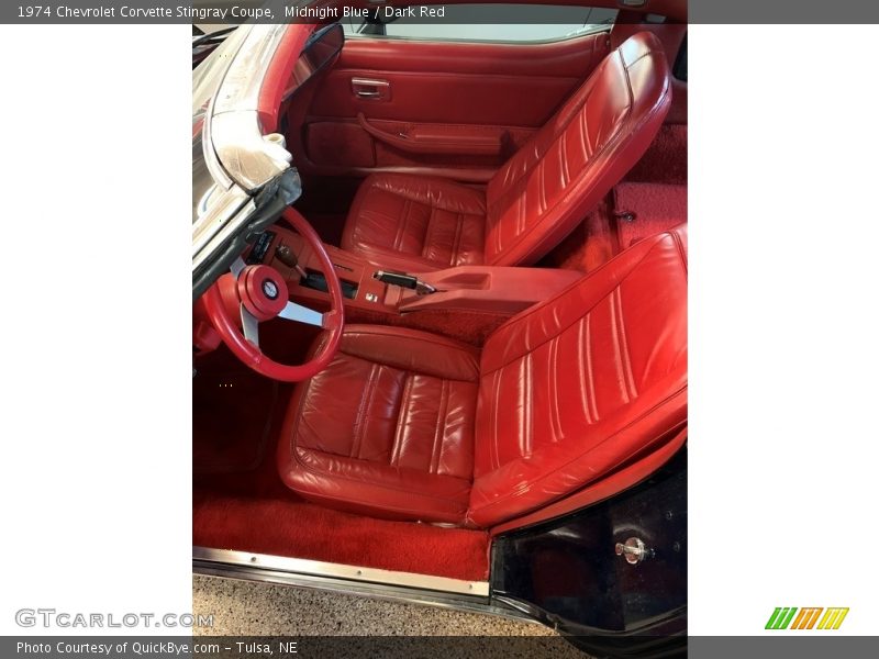 Midnight Blue / Dark Red 1974 Chevrolet Corvette Stingray Coupe