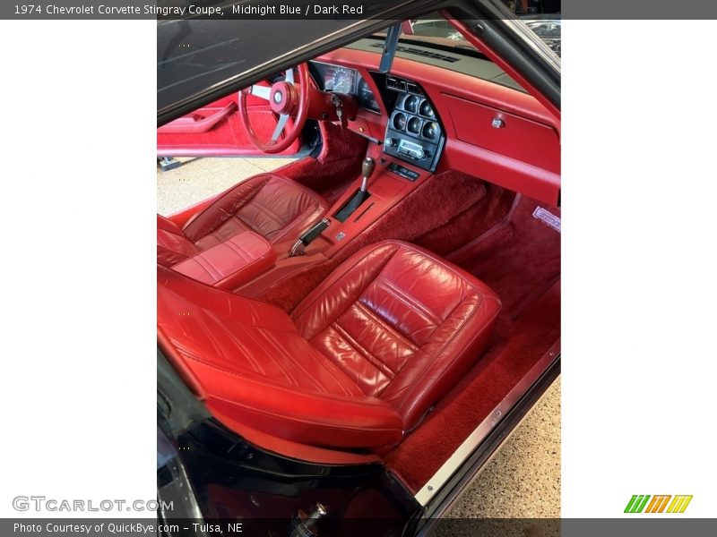 Midnight Blue / Dark Red 1974 Chevrolet Corvette Stingray Coupe
