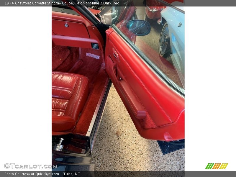 Midnight Blue / Dark Red 1974 Chevrolet Corvette Stingray Coupe