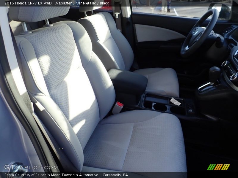 Alabaster Silver Metallic / Black 2016 Honda CR-V EX AWD