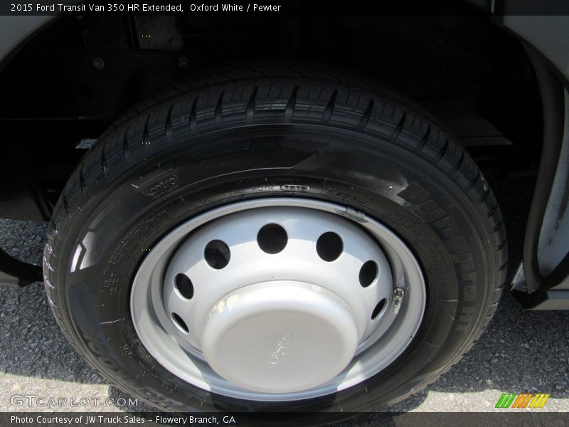 Oxford White / Pewter 2015 Ford Transit Van 350 HR Extended