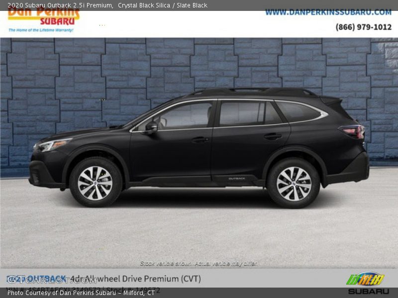 Crystal Black Silica / Slate Black 2020 Subaru Outback 2.5i Premium