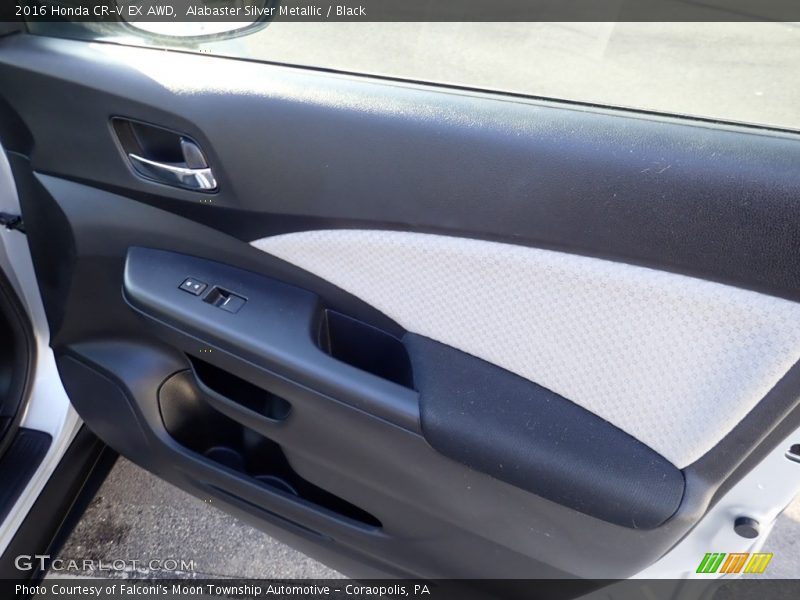 Alabaster Silver Metallic / Black 2016 Honda CR-V EX AWD