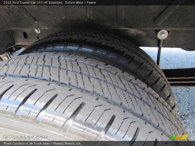 Oxford White / Pewter 2015 Ford Transit Van 350 HR Extended
