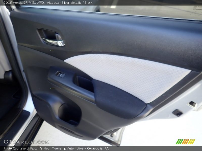 Alabaster Silver Metallic / Black 2016 Honda CR-V EX AWD