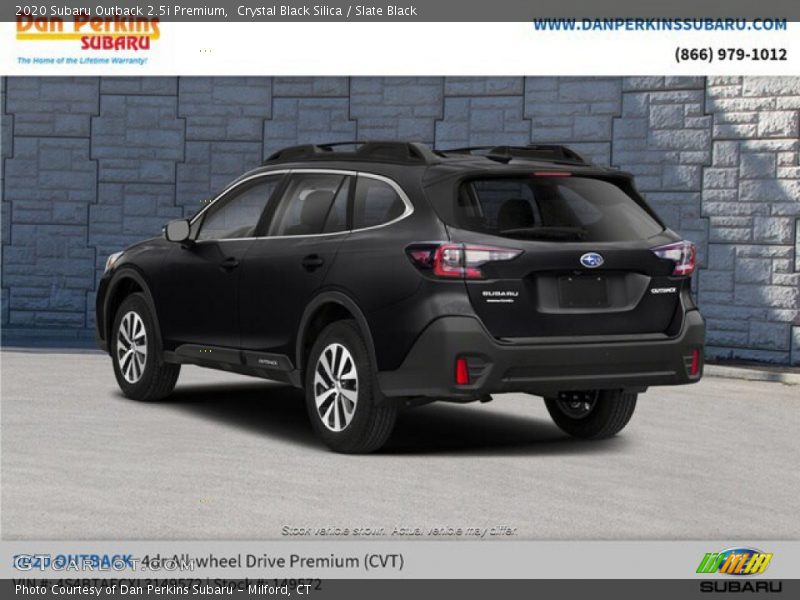 Crystal Black Silica / Slate Black 2020 Subaru Outback 2.5i Premium