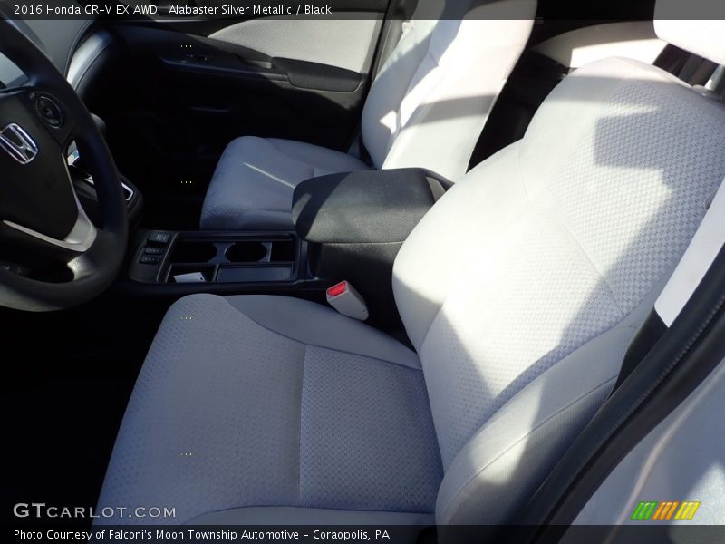 Alabaster Silver Metallic / Black 2016 Honda CR-V EX AWD
