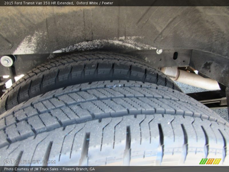 Oxford White / Pewter 2015 Ford Transit Van 350 HR Extended