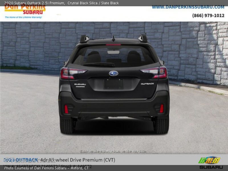 Crystal Black Silica / Slate Black 2020 Subaru Outback 2.5i Premium