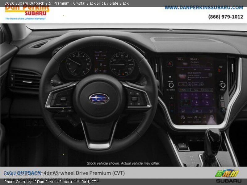 Crystal Black Silica / Slate Black 2020 Subaru Outback 2.5i Premium