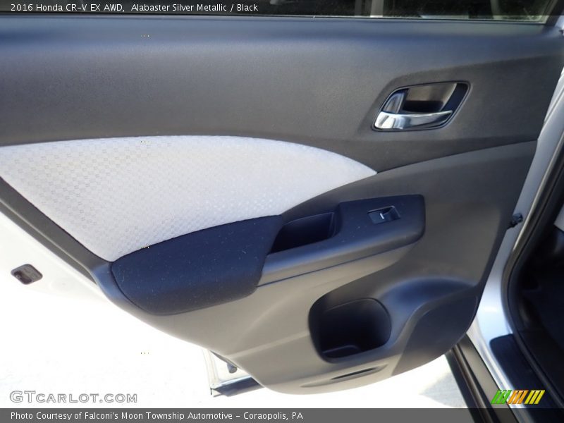 Alabaster Silver Metallic / Black 2016 Honda CR-V EX AWD