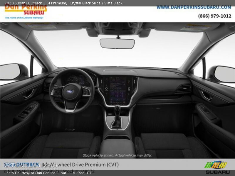 Crystal Black Silica / Slate Black 2020 Subaru Outback 2.5i Premium