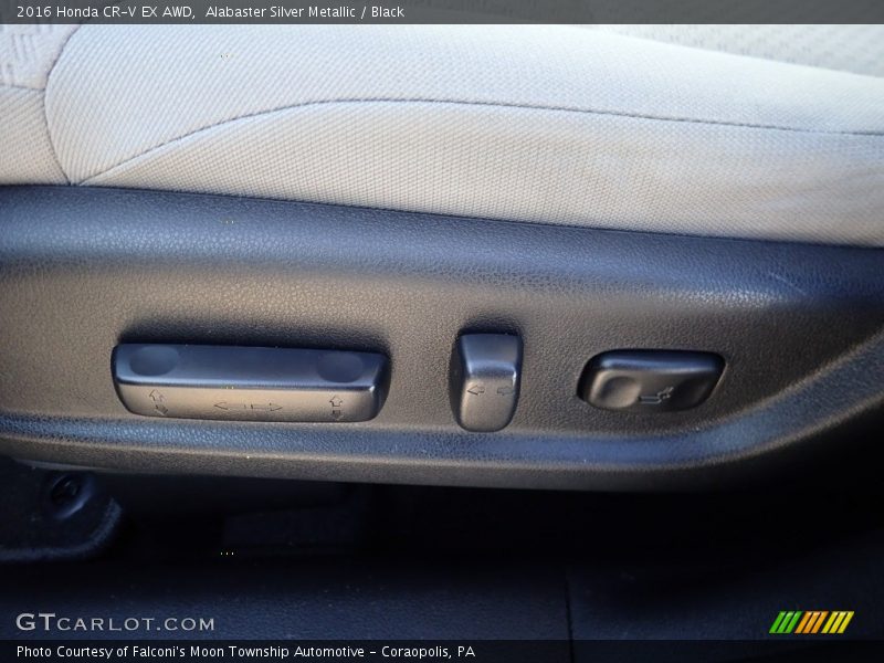 Alabaster Silver Metallic / Black 2016 Honda CR-V EX AWD