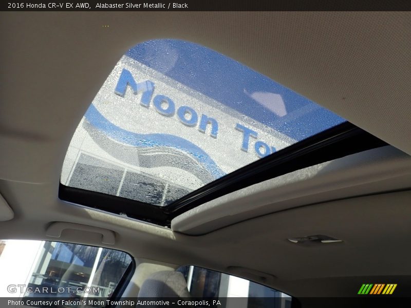 Alabaster Silver Metallic / Black 2016 Honda CR-V EX AWD