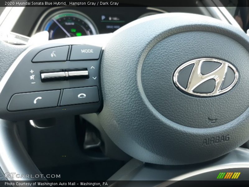  2020 Sonata Blue Hybrid Steering Wheel
