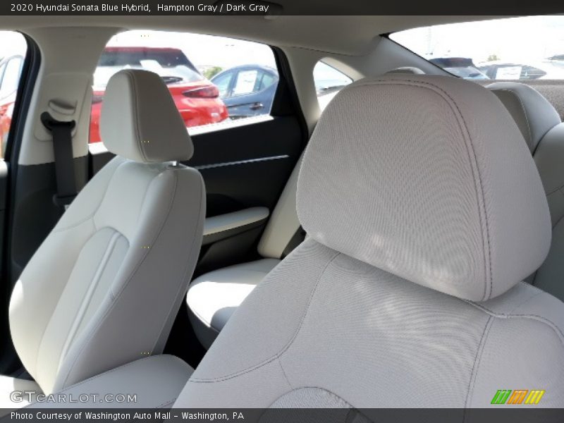 Hampton Gray / Dark Gray 2020 Hyundai Sonata Blue Hybrid