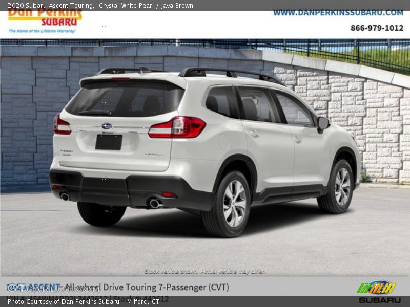 Crystal White Pearl / Java Brown 2020 Subaru Ascent Touring