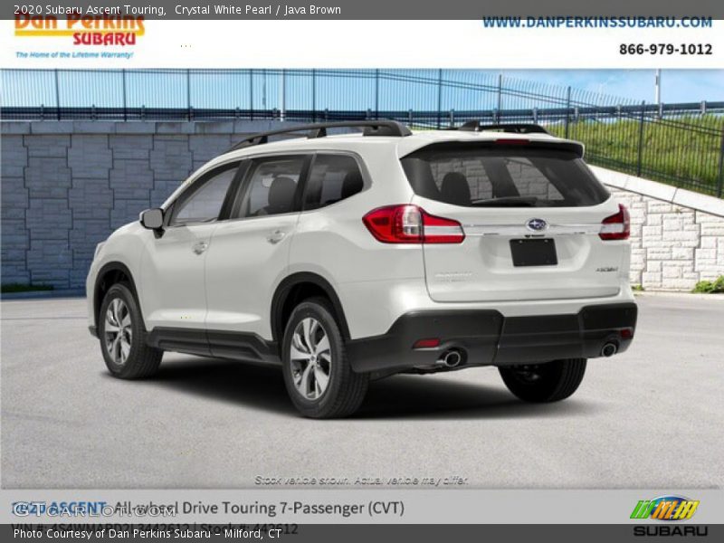 Crystal White Pearl / Java Brown 2020 Subaru Ascent Touring