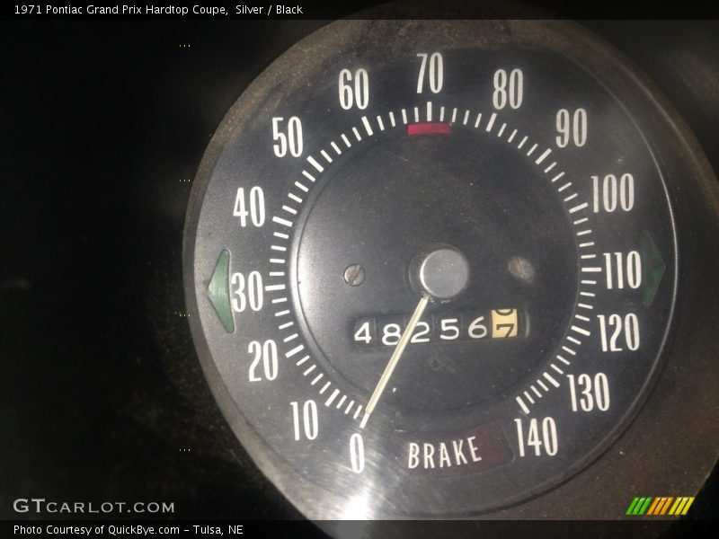 Silver / Black 1971 Pontiac Grand Prix Hardtop Coupe