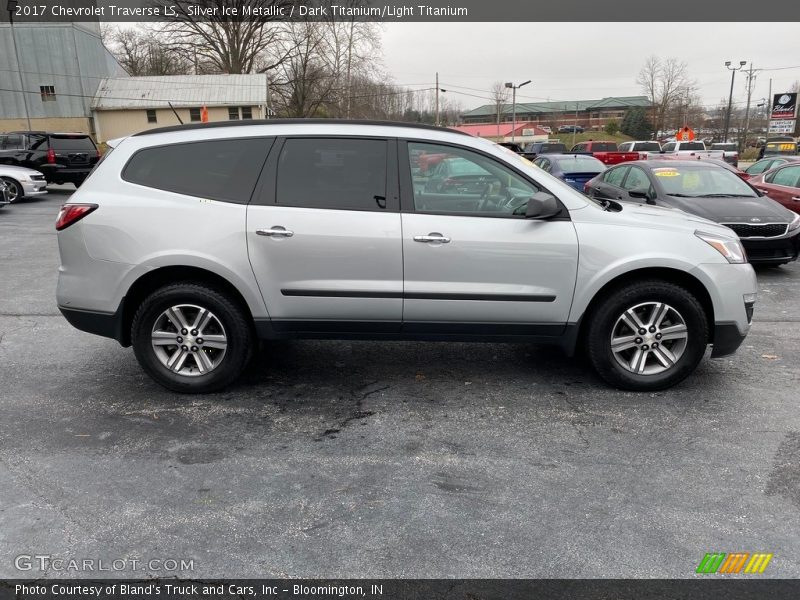 Silver Ice Metallic / Dark Titanium/Light Titanium 2017 Chevrolet Traverse LS