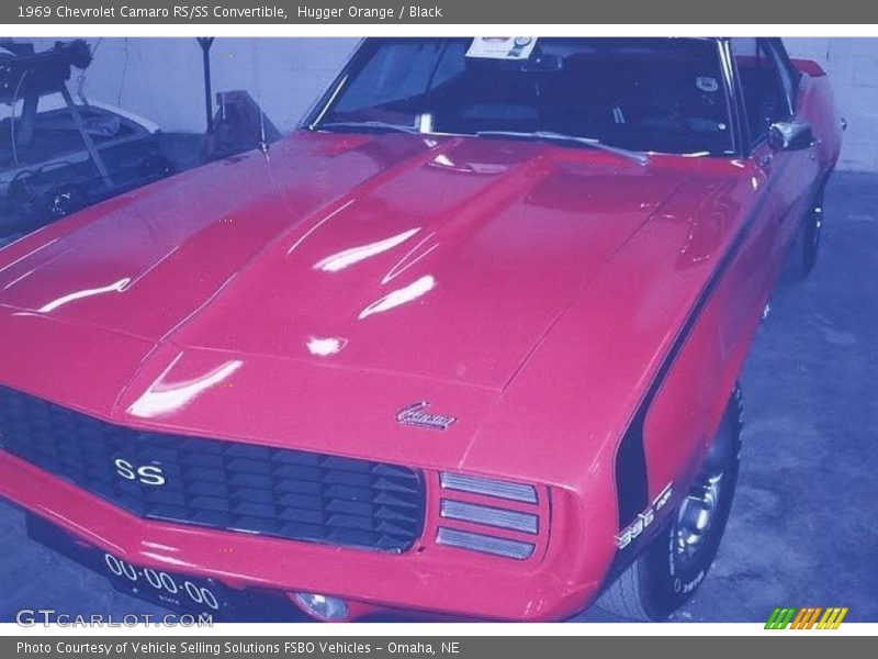 Hugger Orange / Black 1969 Chevrolet Camaro RS/SS Convertible