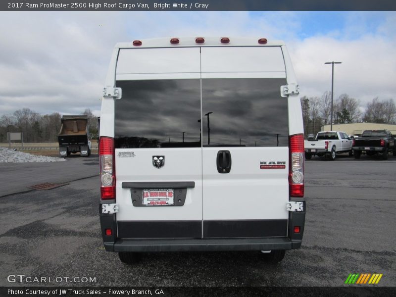 Bright White / Gray 2017 Ram ProMaster 2500 High Roof Cargo Van