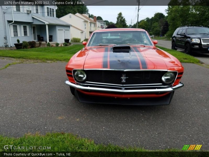 Calypso Coral / Black 1970 Ford Mustang BOSS 302