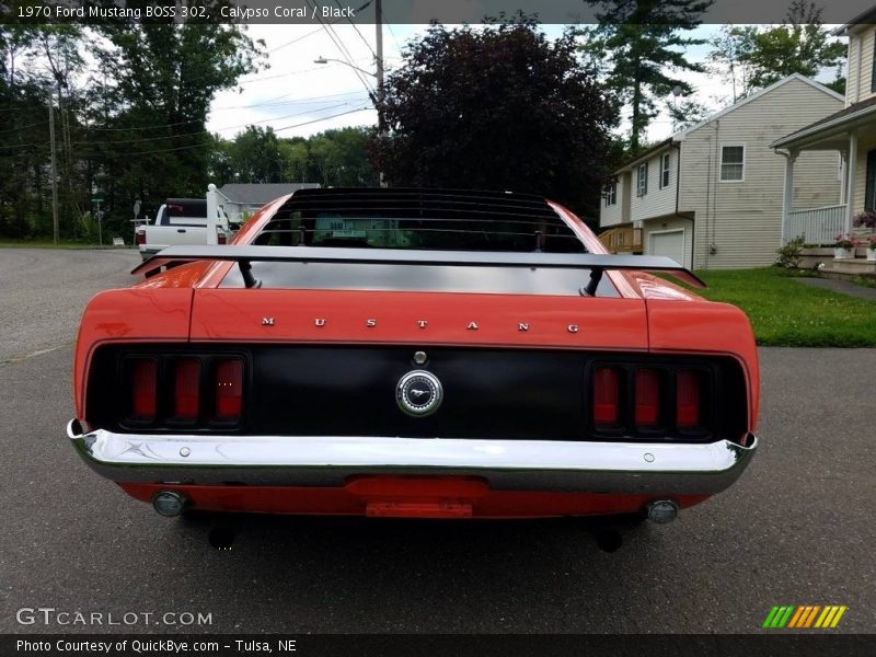 Calypso Coral / Black 1970 Ford Mustang BOSS 302