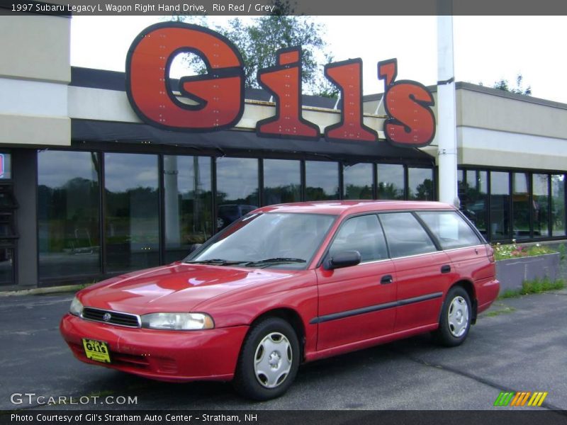 Rio Red / Grey 1997 Subaru Legacy L Wagon Right Hand Drive