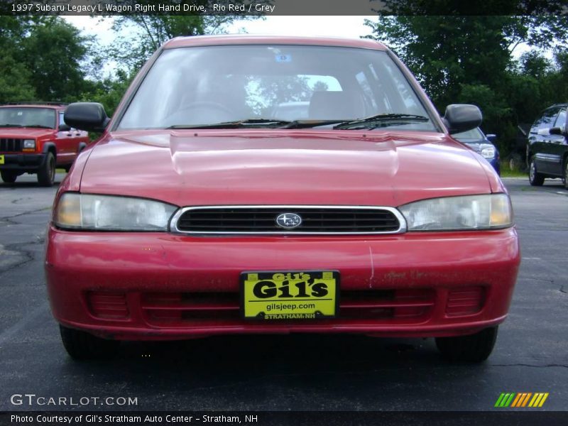 Rio Red / Grey 1997 Subaru Legacy L Wagon Right Hand Drive