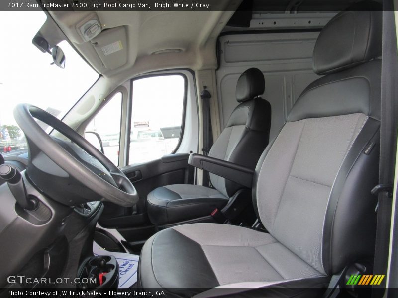 Front Seat of 2017 ProMaster 2500 High Roof Cargo Van