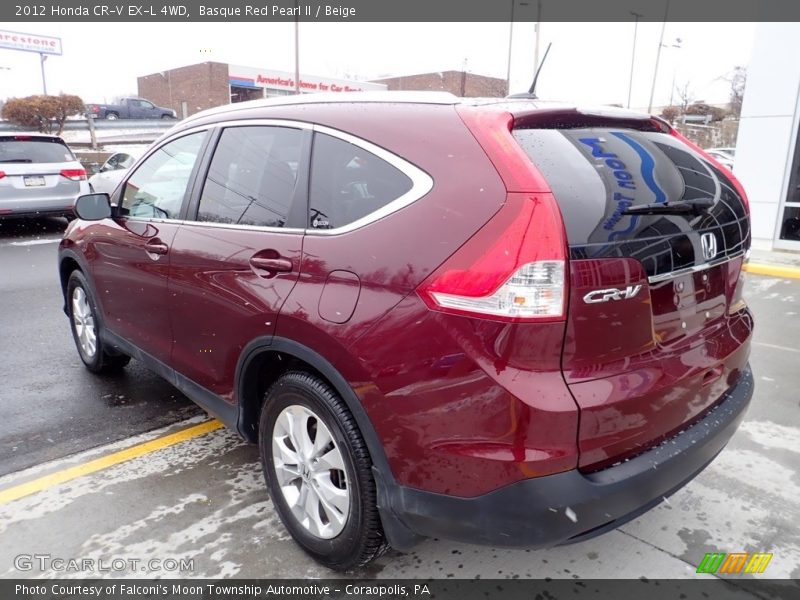 Basque Red Pearl II / Beige 2012 Honda CR-V EX-L 4WD
