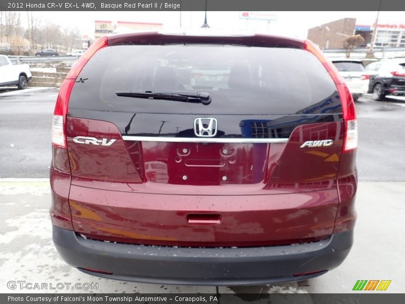 Basque Red Pearl II / Beige 2012 Honda CR-V EX-L 4WD