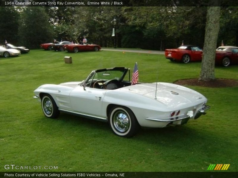 Ermine White / Black 1964 Chevrolet Corvette Sting Ray Convertible