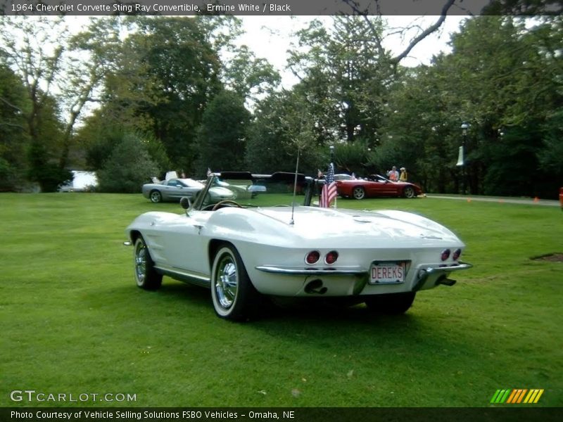 Ermine White / Black 1964 Chevrolet Corvette Sting Ray Convertible