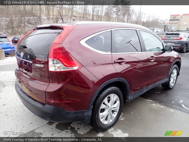 Basque Red Pearl II / Beige 2012 Honda CR-V EX-L 4WD