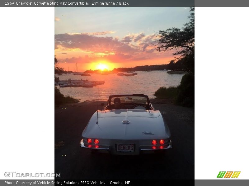 Ermine White / Black 1964 Chevrolet Corvette Sting Ray Convertible