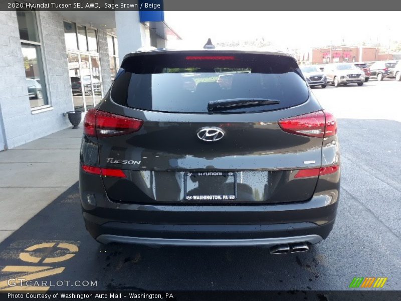 Sage Brown / Beige 2020 Hyundai Tucson SEL AWD