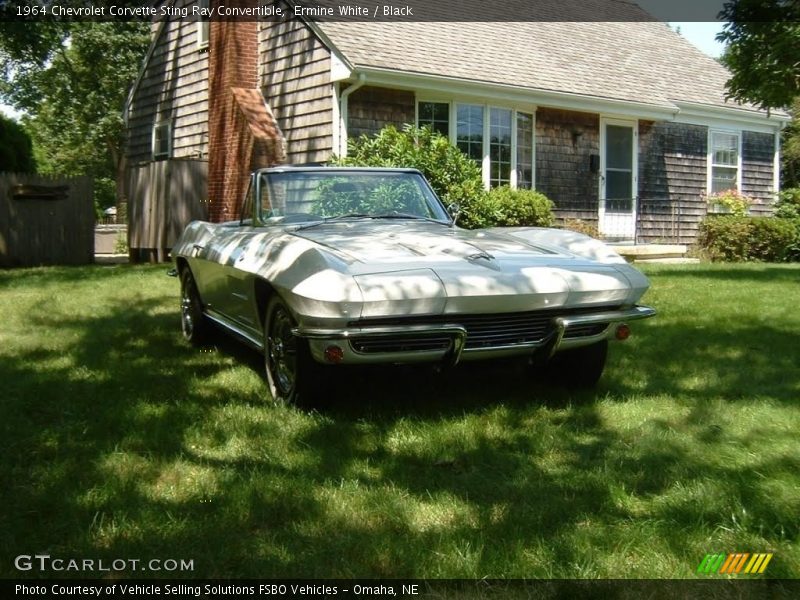 Ermine White / Black 1964 Chevrolet Corvette Sting Ray Convertible