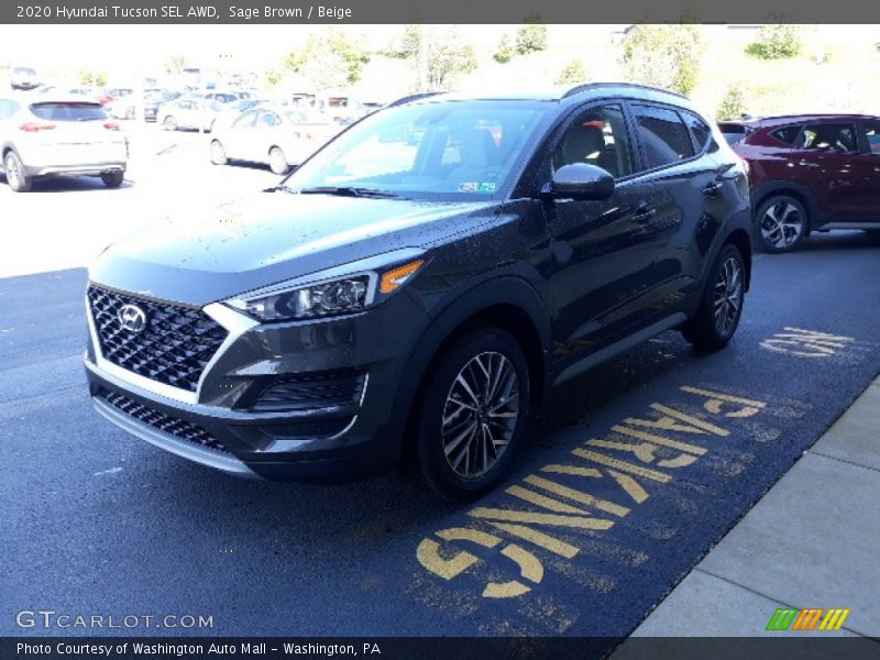 Sage Brown / Beige 2020 Hyundai Tucson SEL AWD
