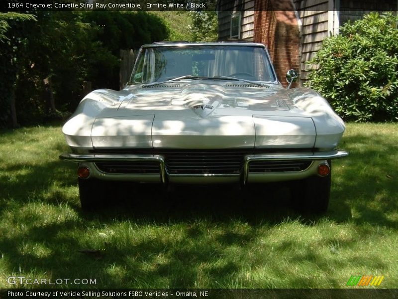 Ermine White / Black 1964 Chevrolet Corvette Sting Ray Convertible