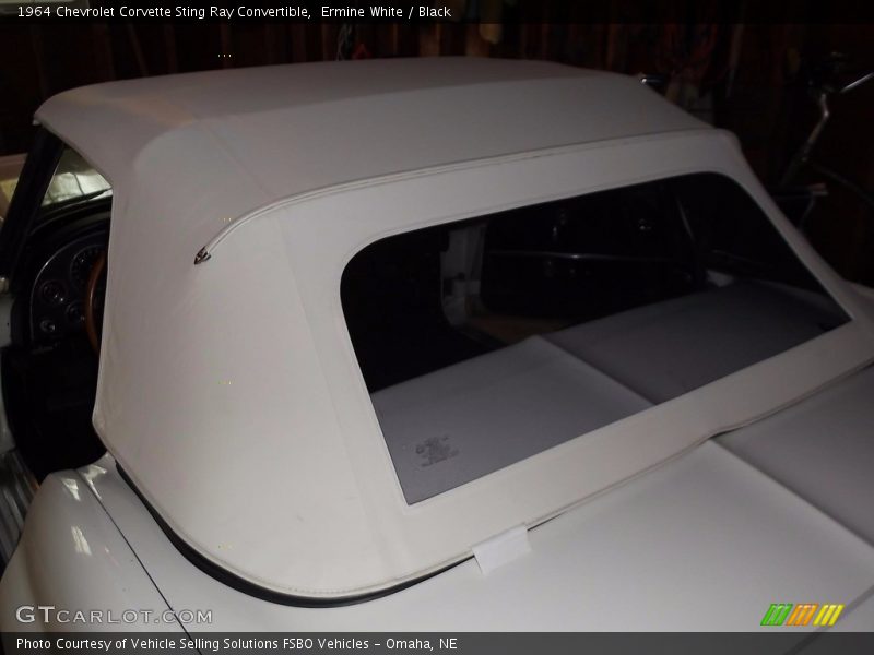 Ermine White / Black 1964 Chevrolet Corvette Sting Ray Convertible