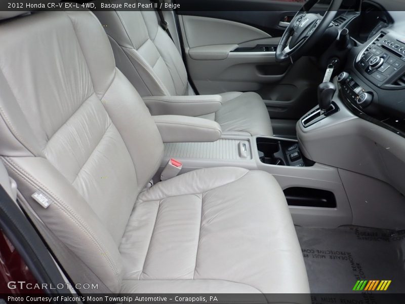 Basque Red Pearl II / Beige 2012 Honda CR-V EX-L 4WD