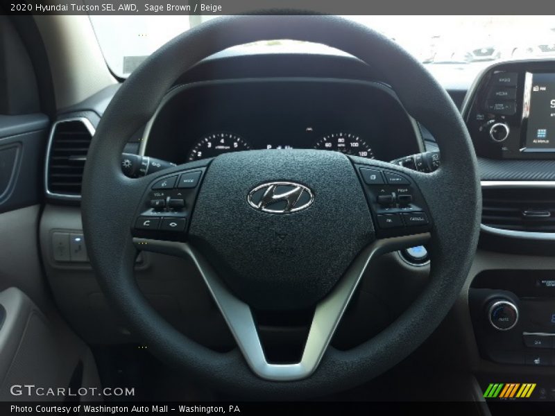 Sage Brown / Beige 2020 Hyundai Tucson SEL AWD