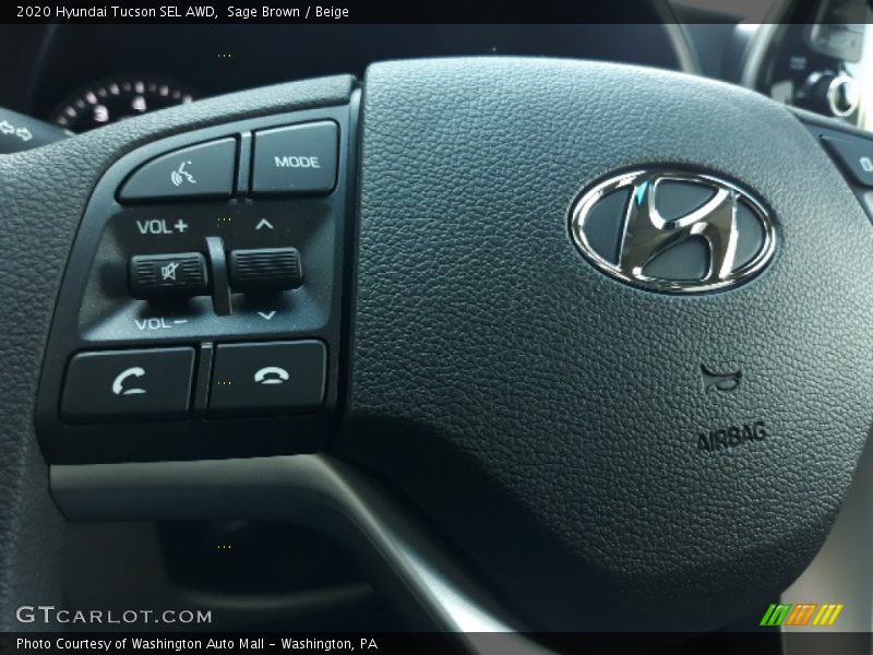 Sage Brown / Beige 2020 Hyundai Tucson SEL AWD