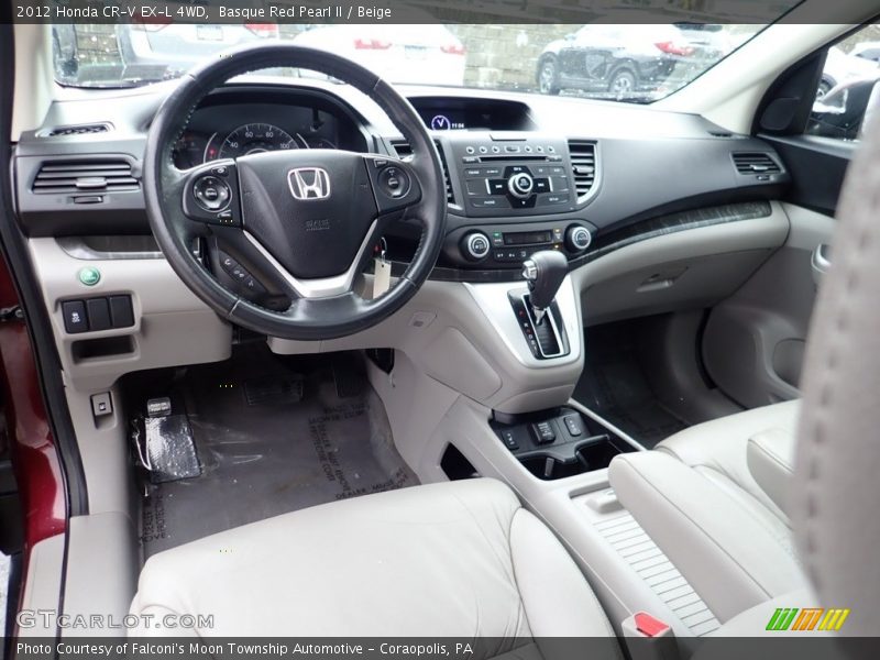 Basque Red Pearl II / Beige 2012 Honda CR-V EX-L 4WD