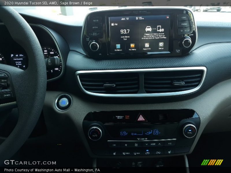 Sage Brown / Beige 2020 Hyundai Tucson SEL AWD