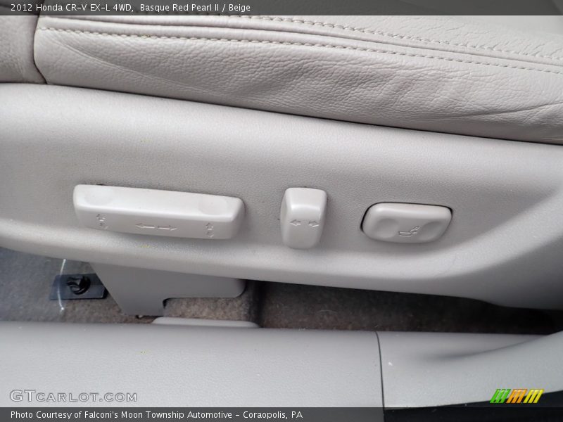 Basque Red Pearl II / Beige 2012 Honda CR-V EX-L 4WD