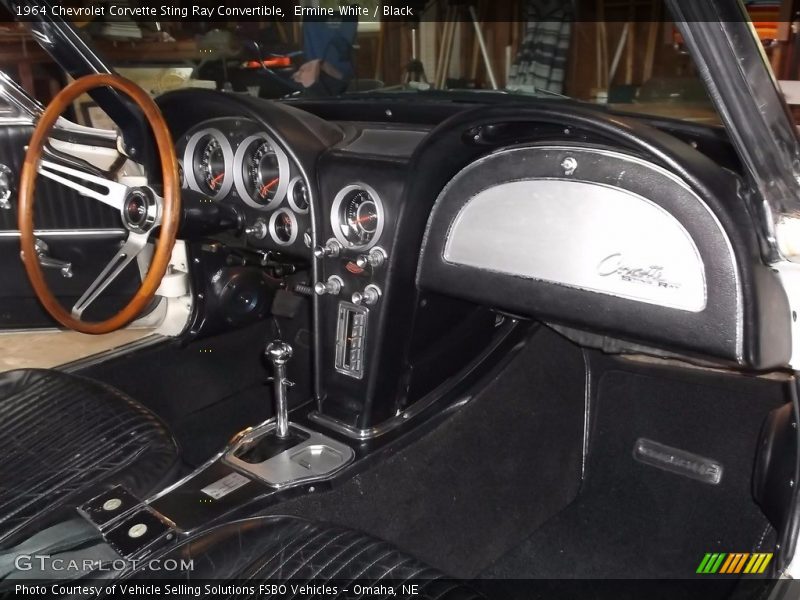 Ermine White / Black 1964 Chevrolet Corvette Sting Ray Convertible