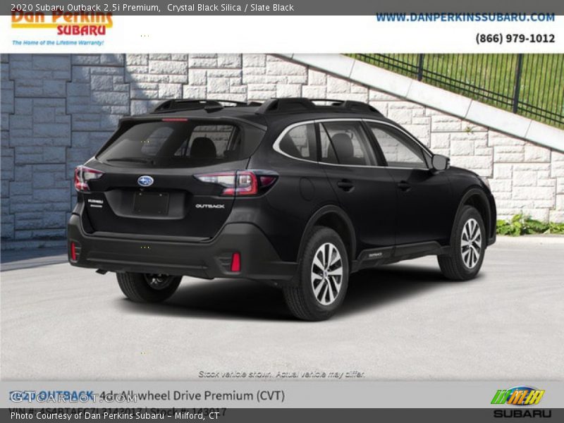 Crystal Black Silica / Slate Black 2020 Subaru Outback 2.5i Premium